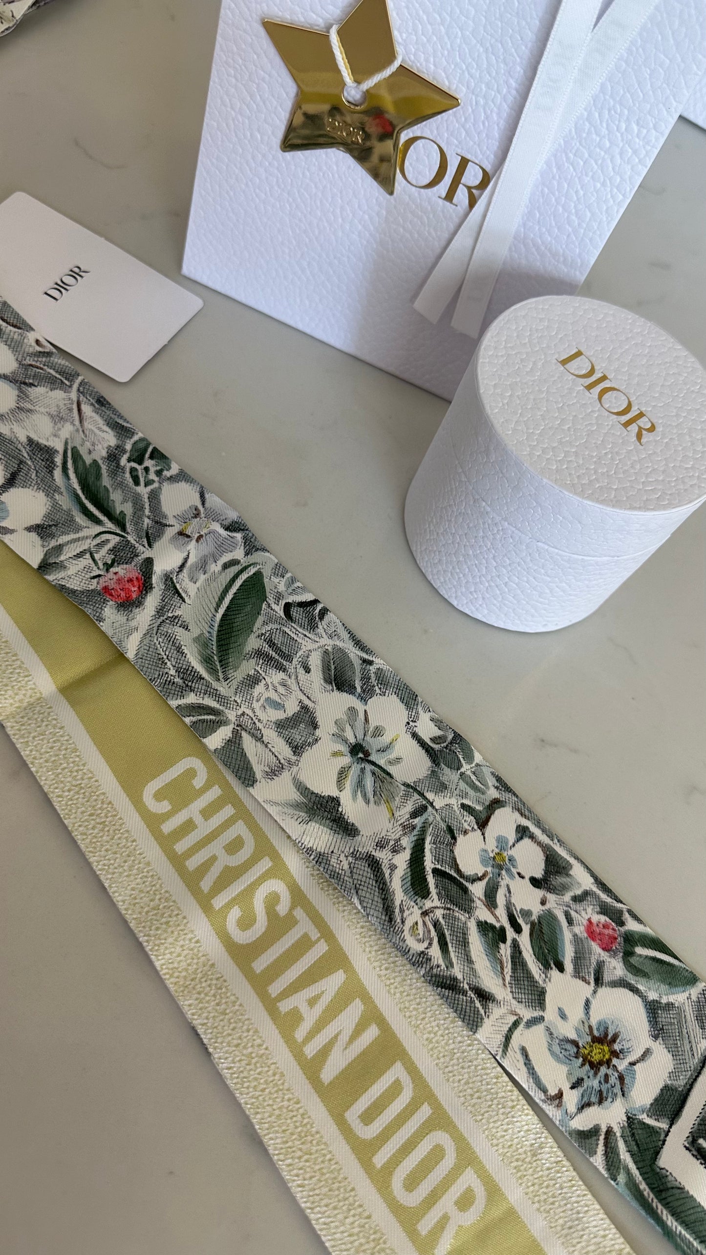 Dior scarf